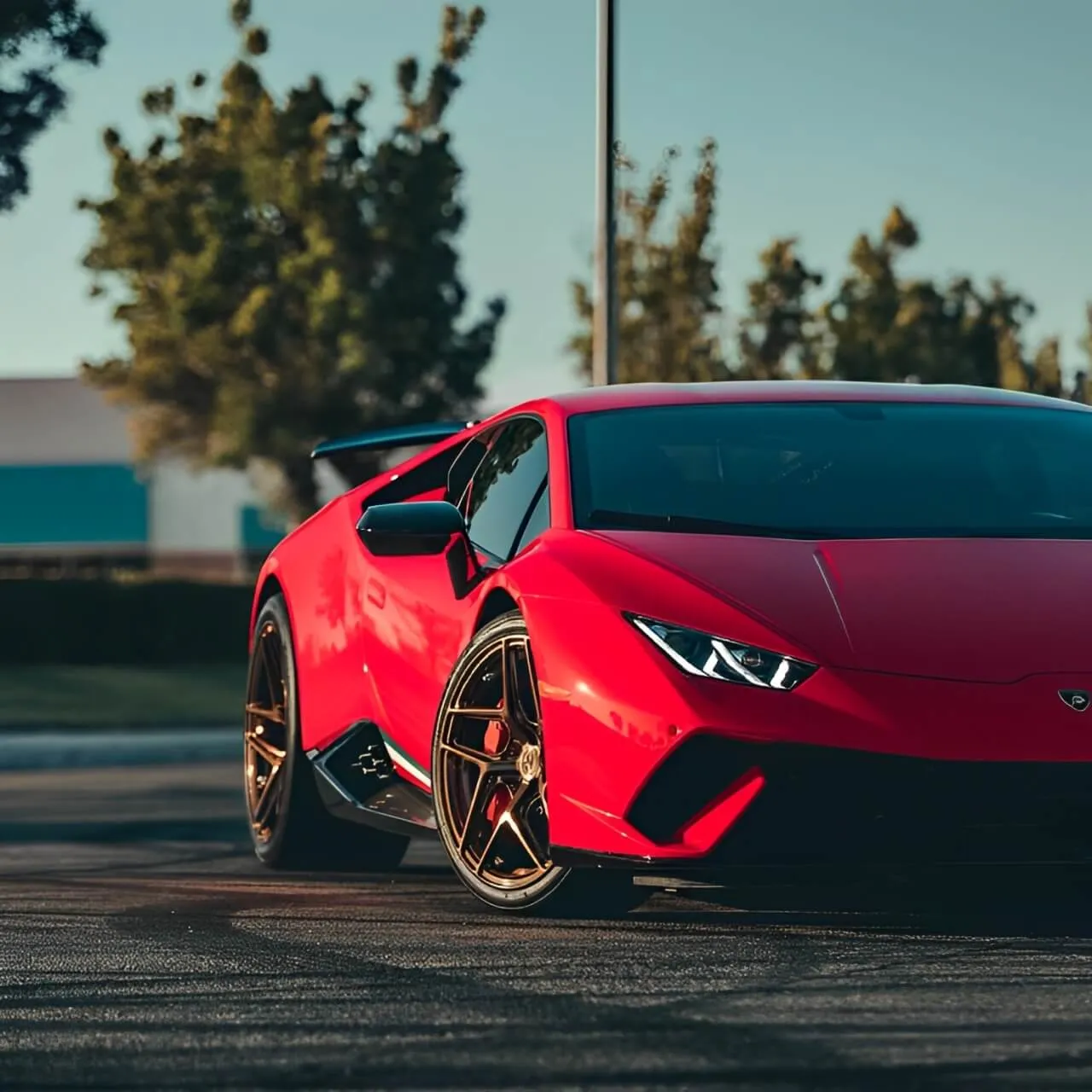 Red Lamborghini