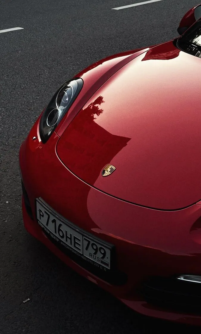 Red Porsche